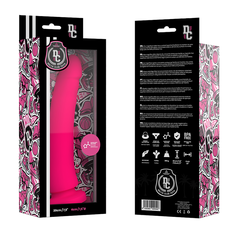 Deltaclub Delta Club - Toys Rosa Dildo Medizinisches Silikon 20 CM...