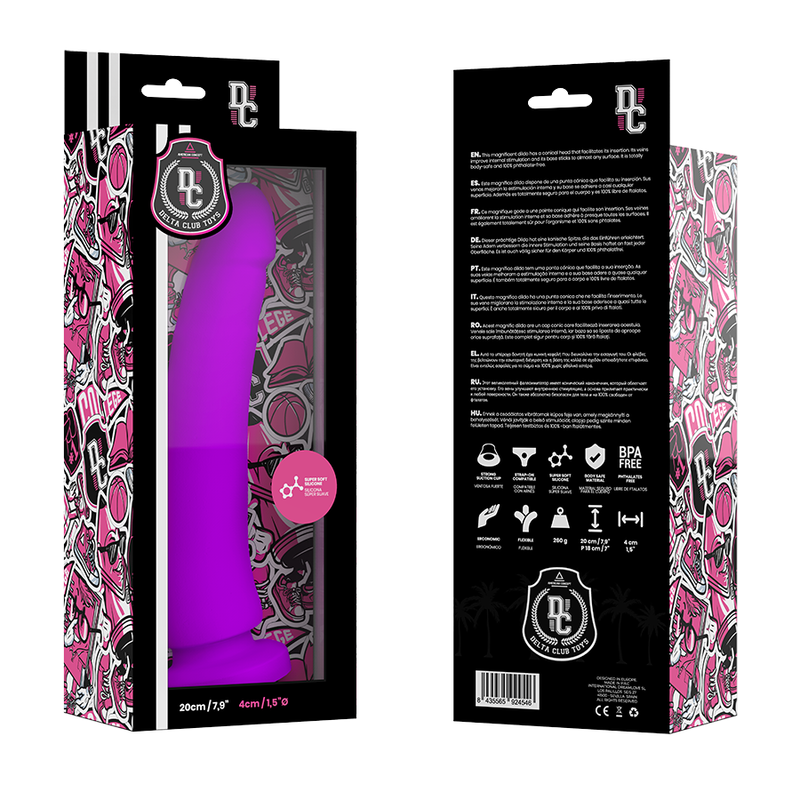 Deltaclub Delta Club - Toys Lila Dildo Medizinisches Silikon 20 CM...