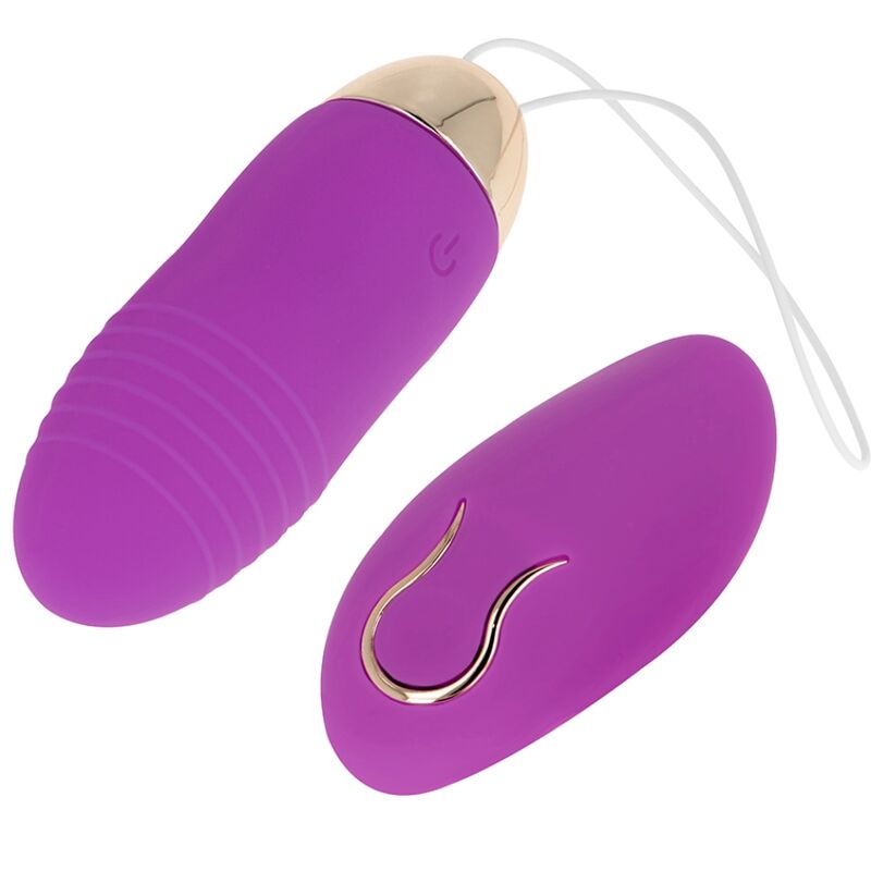 Ohmama Vibrations-Ei mit Fernbedienung – lila, 10 Modi