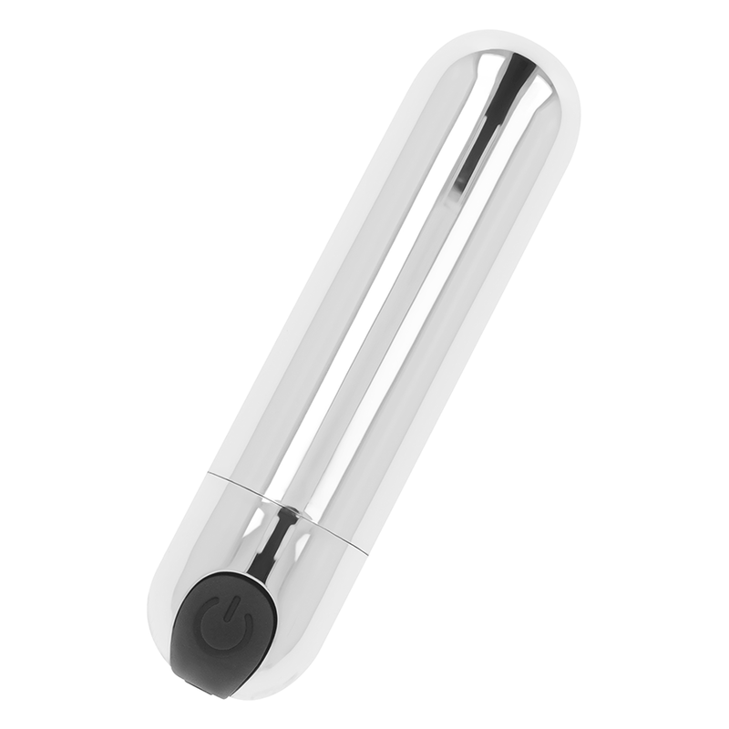 Ohmama Vibrations-Kugel Silber – 10 Modi, 8 cm