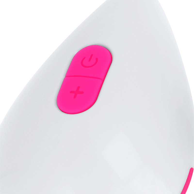 Ohmama Vibrations-Ei mit Fernbedienung – rosa/weiß, 10 Modi