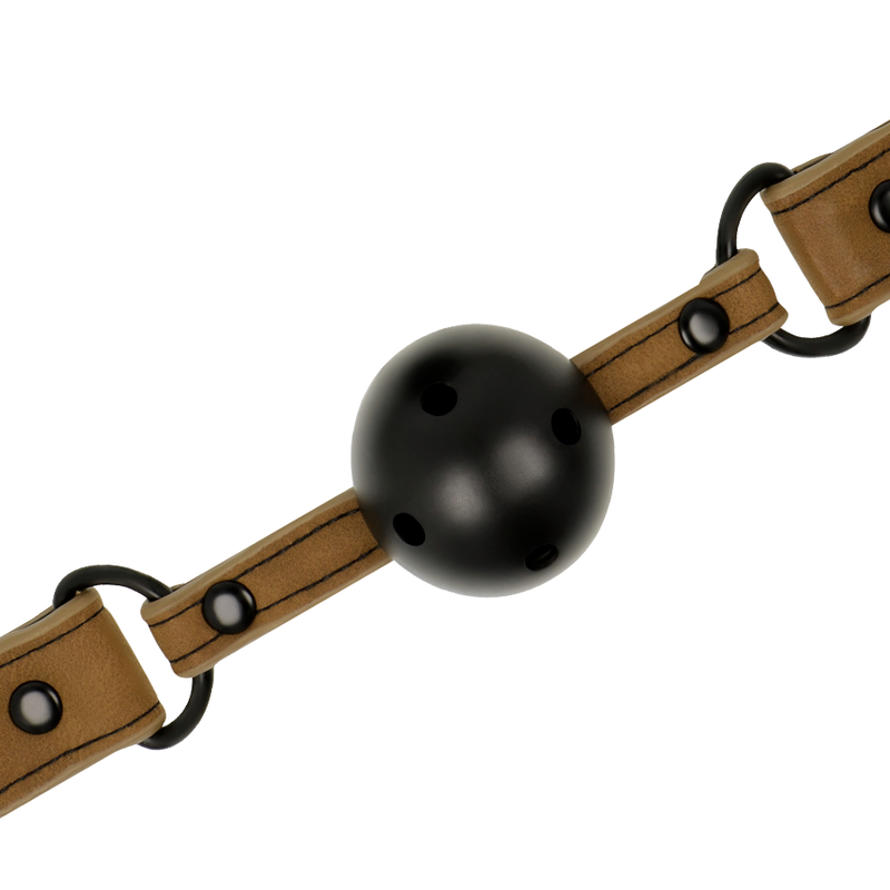 Fetish Submissive Origin Knebel – atmungsaktiv, veganes Leder