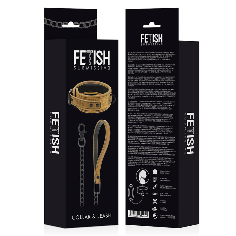 Fetish Submissive Origin Handschellen-Halsband-Set – Neopren