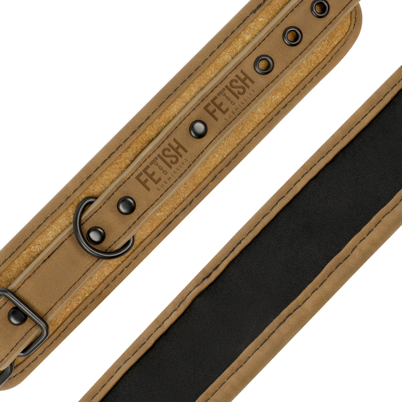 Fetish Submissive Origin Handschellen – veganes Leder, Neopren