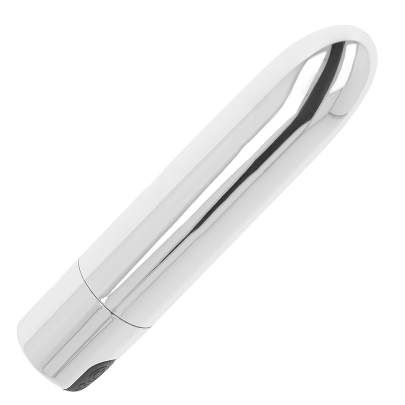 Ohmama Vibrations-Kugel Silber – 10 Modi, 9,5 cm