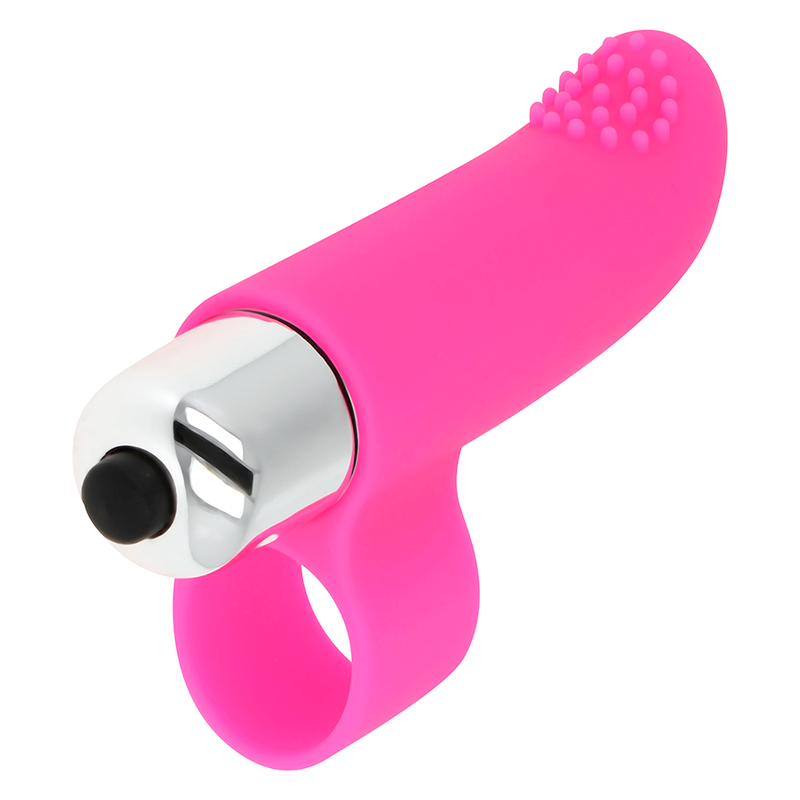 Ohmama Texturierter Fingerhut-Vibrator – 8 cm, Silikon