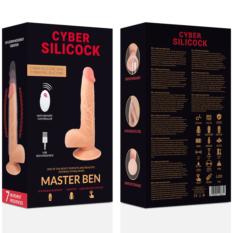 Cyber Silicock Fernbedienung Realistisch Master Ben 23.88 CM -o-...