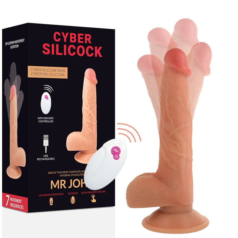 Cyber Silicock Fernbedienung Realistisch MR John 23.88 CM -o- 4.3 CM