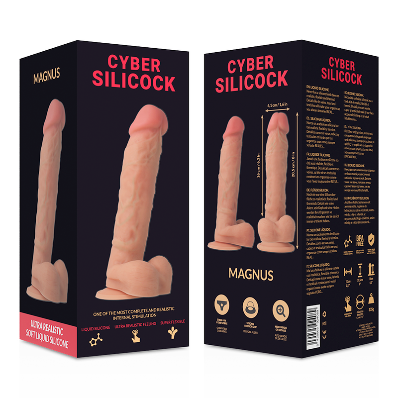 Cyber Silicock Ultra-realistischer. Weicher Flüssiger Silikon-dong...