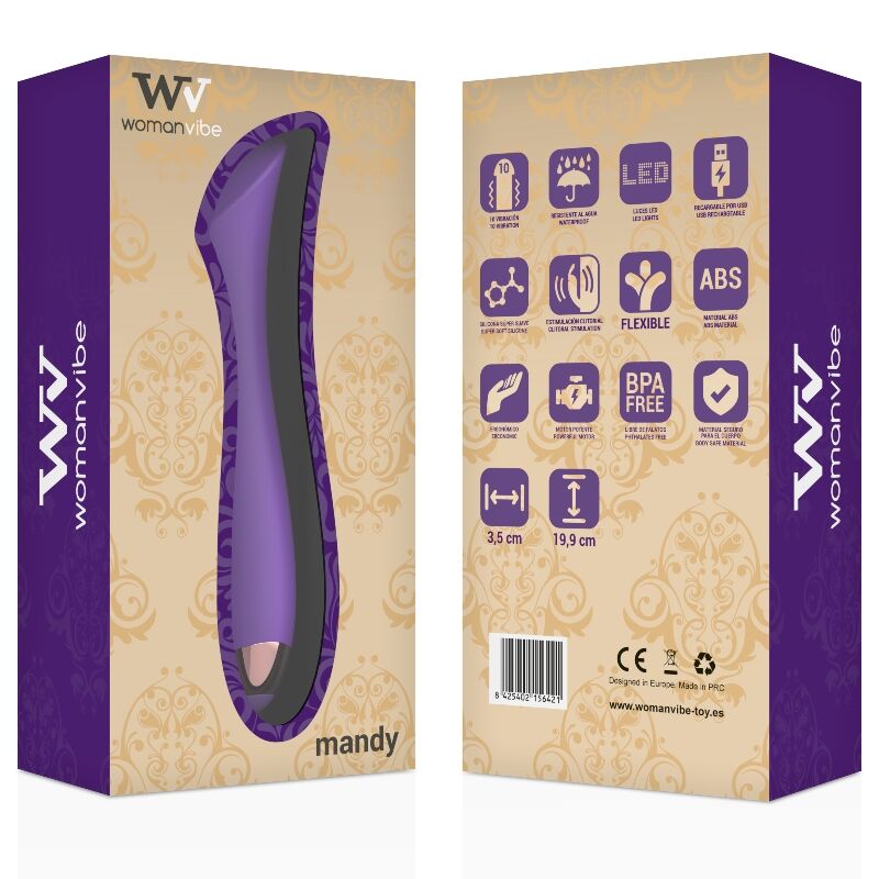 Womanvibe Mandy "K" Punkt Silikon Aufladbarer Vibrator