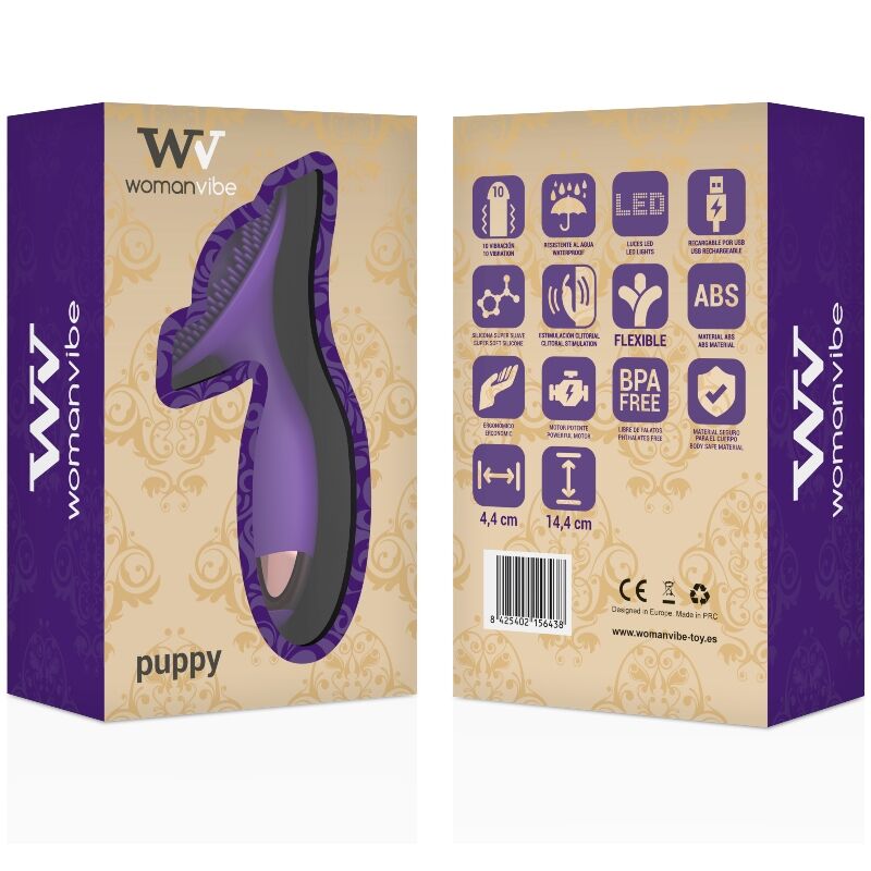 Womanvibe Puppy Stimulator Aufladbares Silikon
