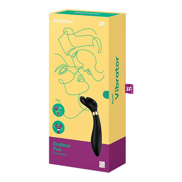 Satisfyer Partner Endless Fun Multi Vibrator 3 Schwarz