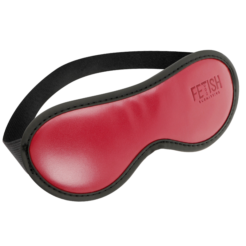 Fetish Submissive Dark Room Vegane Ledermaske mit Neoprenfutter