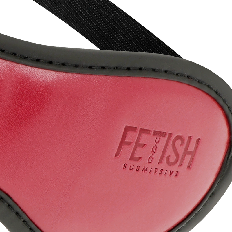 Fetish Submissive Dark Room Vegane Ledermaske mit Neoprenfutter