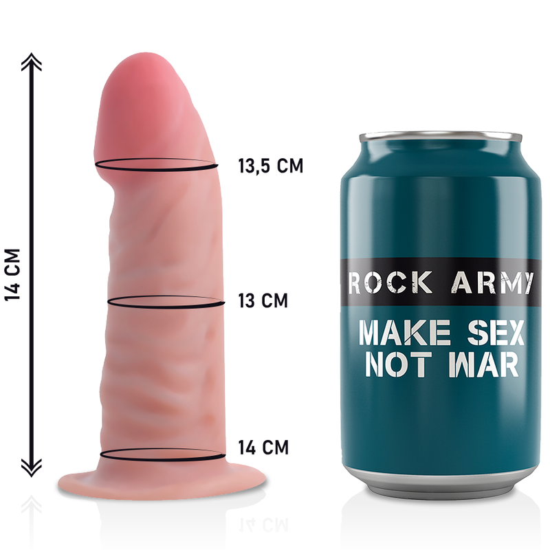 Rock Army Rockarmy - Gurt + Dual Density Tiger Realistischer Dildo...