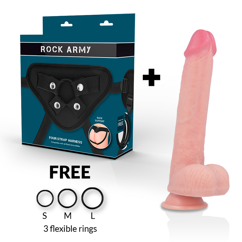 Rock Arn S + Flüssiger Silikon Dildo Premium Kingcobra 24 cm -o-