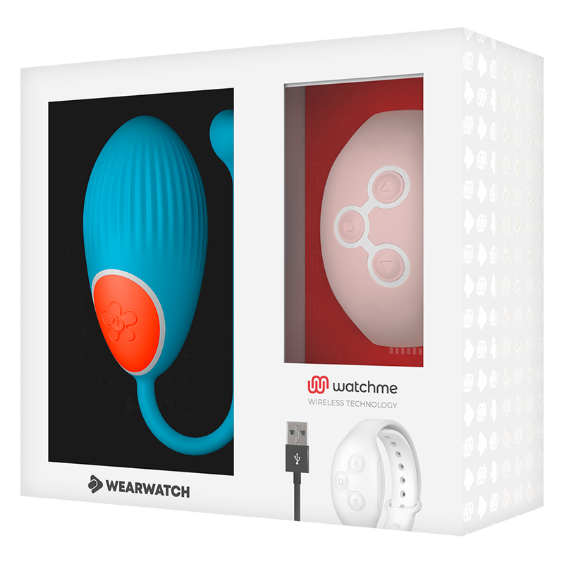 Wearwatch Watchme-technologie Fernbedienung Ei Blau / Rosa