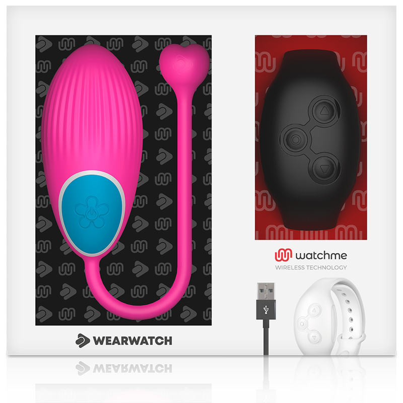 Wearwatch Watchme-technologie Fernbedienung Egg Fuchsia / Jet