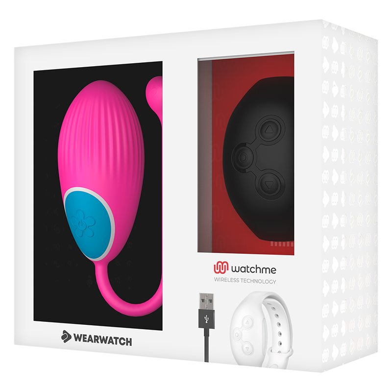 Wearwatch Watchme-technologie Fernbedienung Egg Fuchsia / Jet