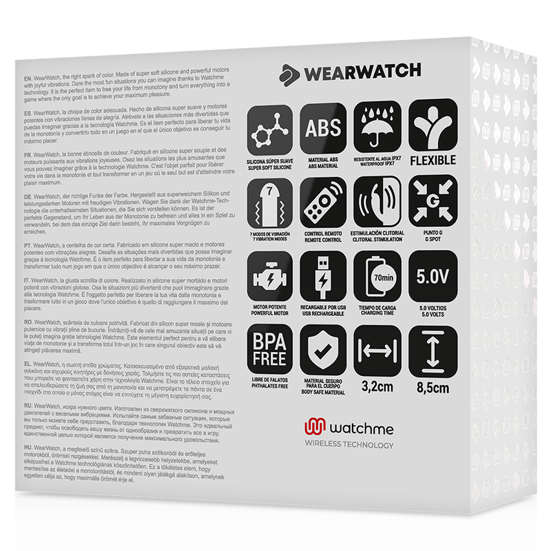 Wearwatch Dual-technologie-watchme-vibrator Indigo/meerwasser