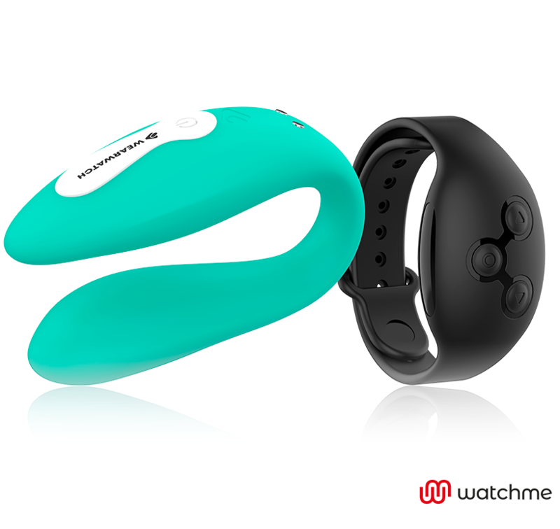 Wearwatch Dual-technologie Vibrator Watchme Aquamarine / Jet