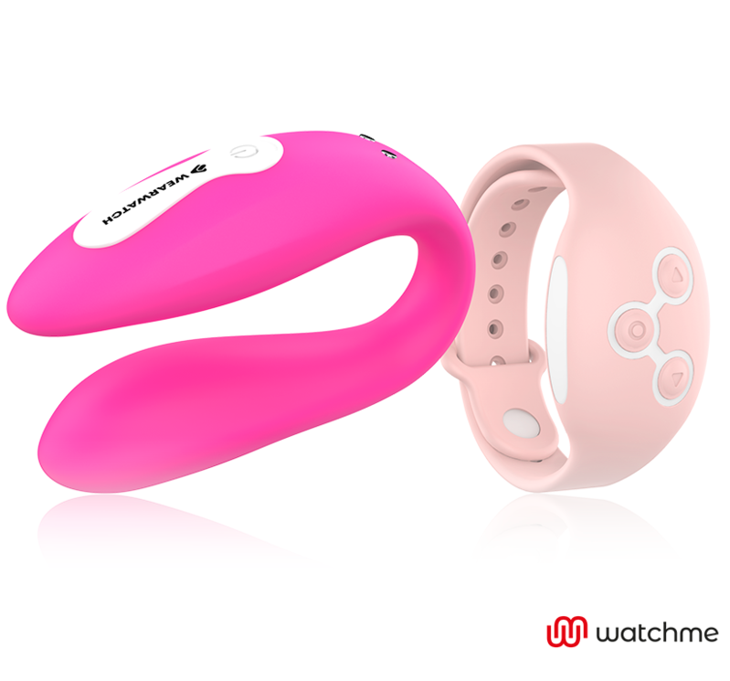 WearWatch Dual WatchMe Vibrator – Fuchsia/Pink