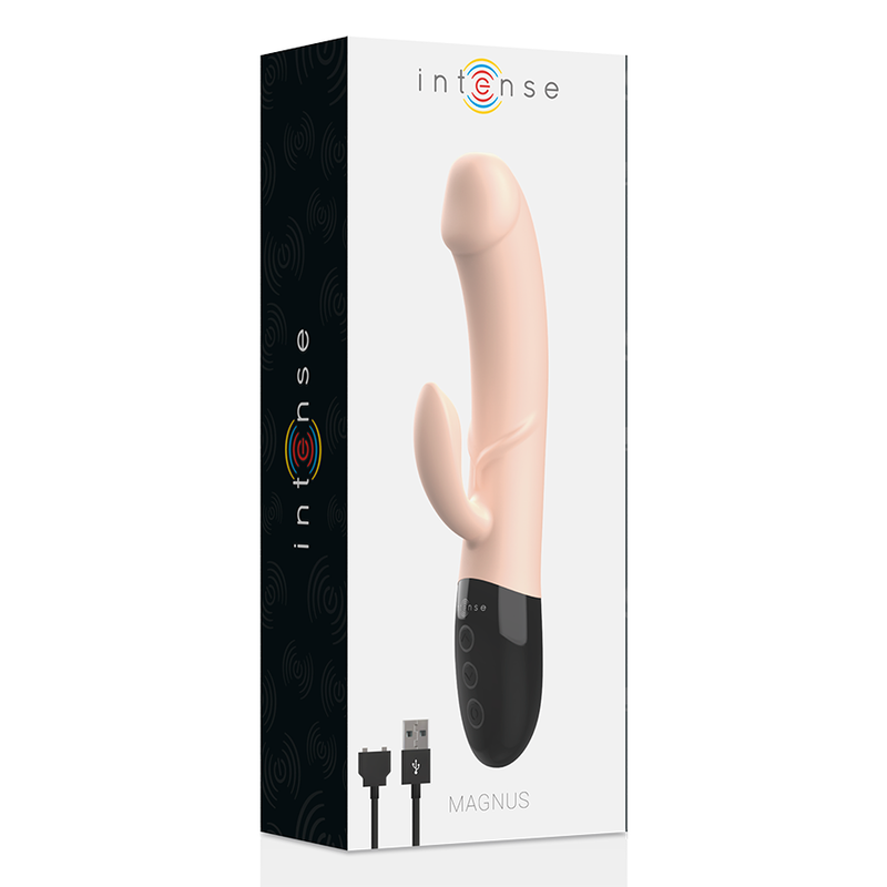 Intense Magnus Dual Vibrator – wiederaufladbar, naturfarben