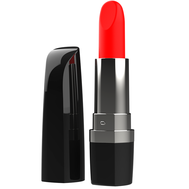 Intense Lippsy Lippenstift-Mini-Vibrator – schwarz, 10 Modi