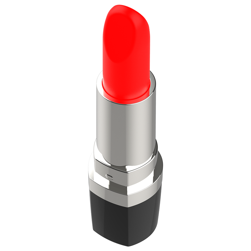 Intense Lippsy Lippenstift-Mini-Vibrator – schwarz, 10 Modi