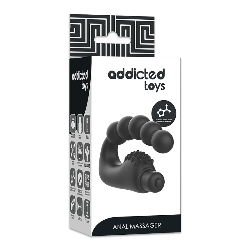 Addicted Toys Prostata-Massager mit Vibration – 11 × 6,3 cm