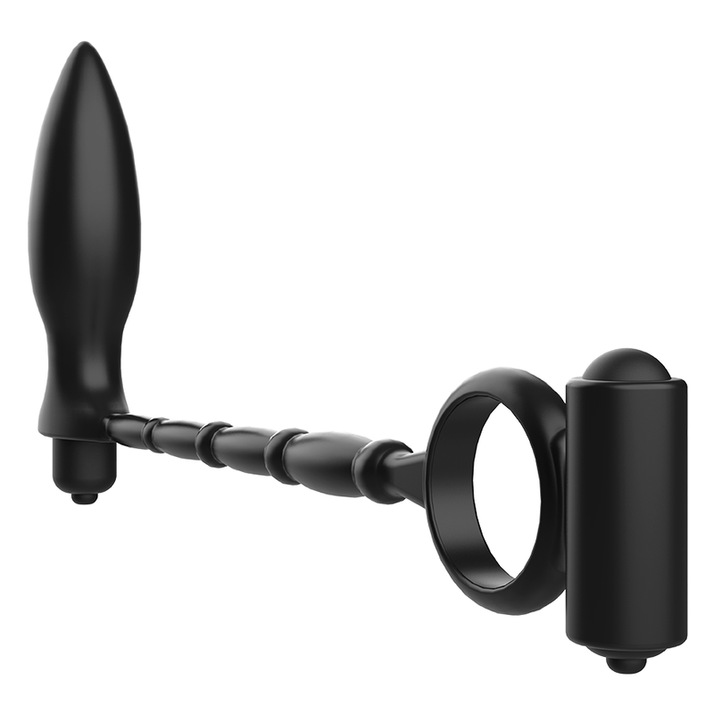 Addicted Toys Anal-Plug mit Vibrationsring – Silikon