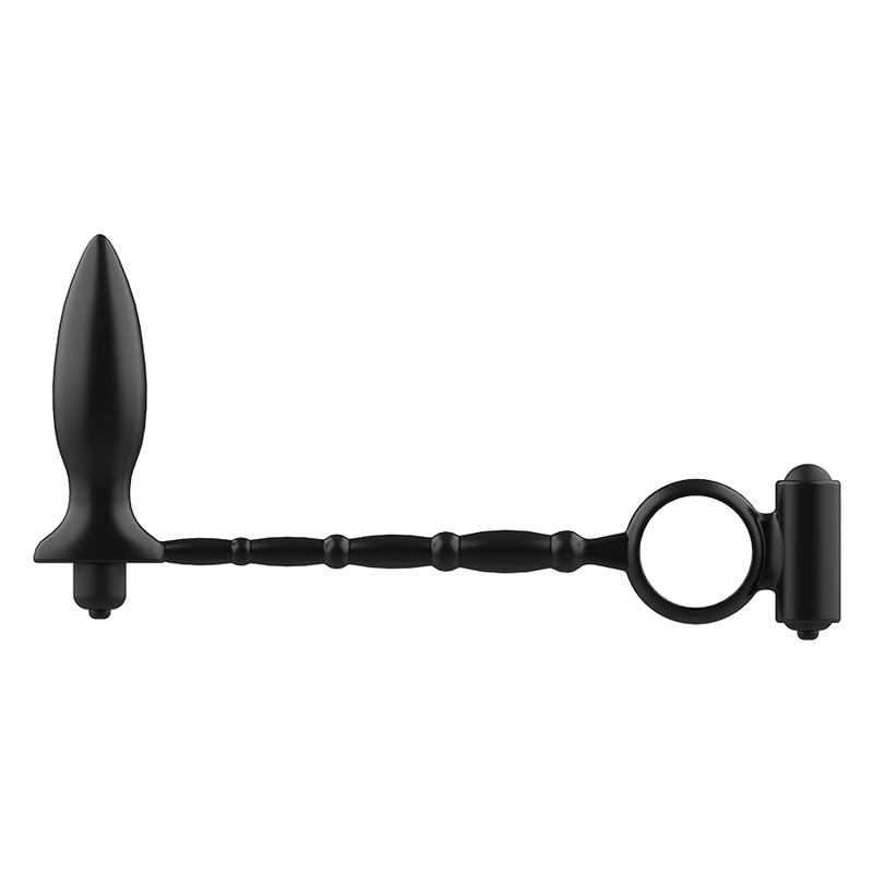 Addicted Toys Anal-Plug mit Vibrationsring – Silikon