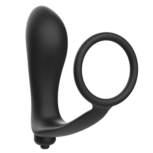 Addicted Toys Vibrierender Analplug mit Penisring – Silikon