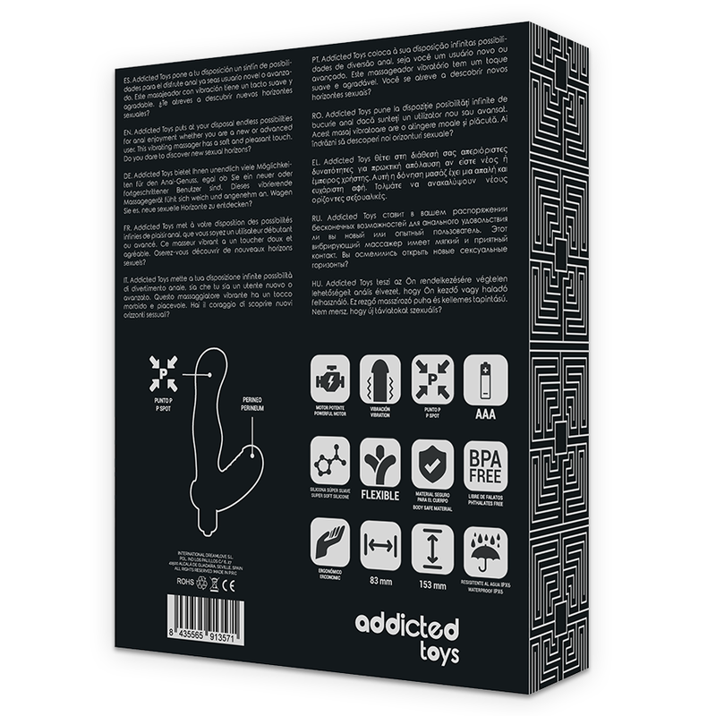 Addicted Toys P-Spot Prostata-Vibrator – Silikon