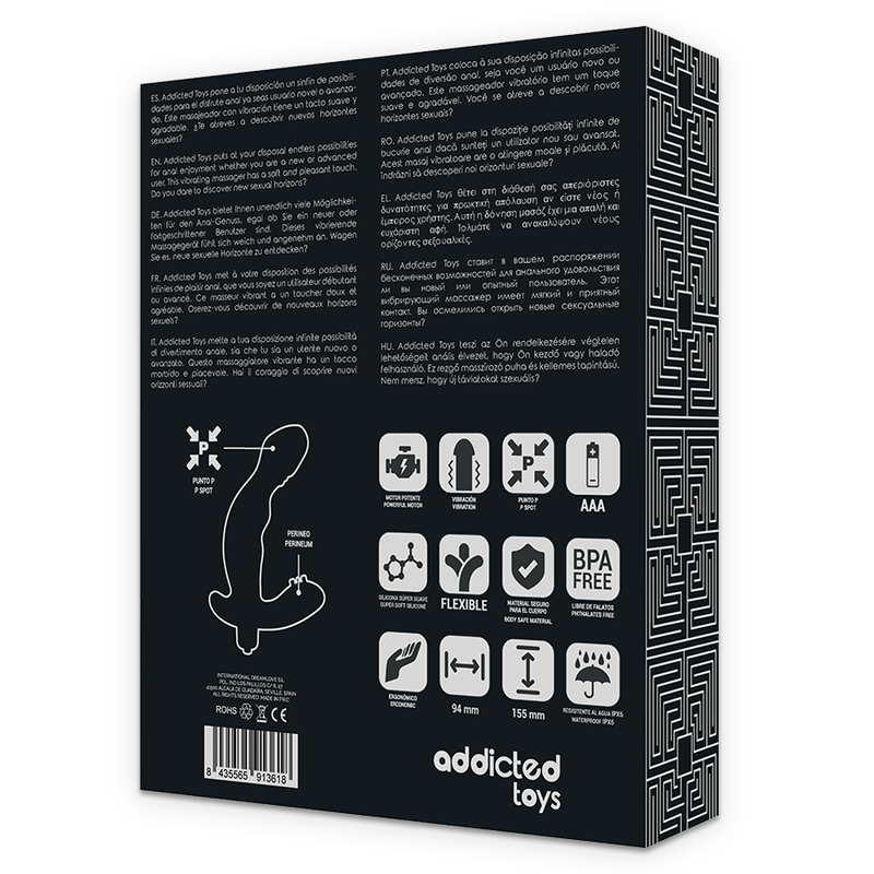 Addicted Toys P-Spot Analvibrator – Silikon, Prostata