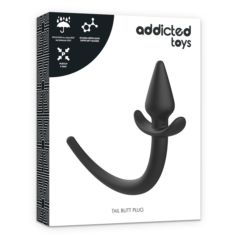 Addicted Toys Puppy Tail Anal-Plug – Silikon, 7 cm