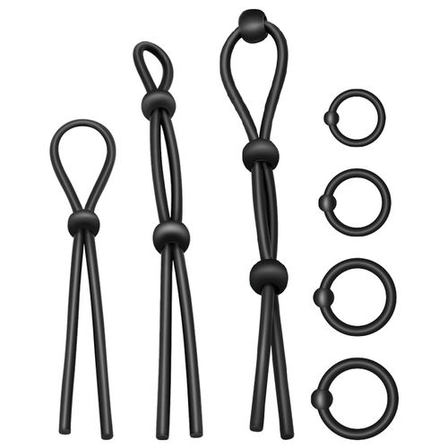 Addicted Toys Silikon-Penisring-Set – 7-teilig, flexibel